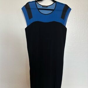 Cop.Copine Blue and Black Dress. Size EU 40 or US Medium